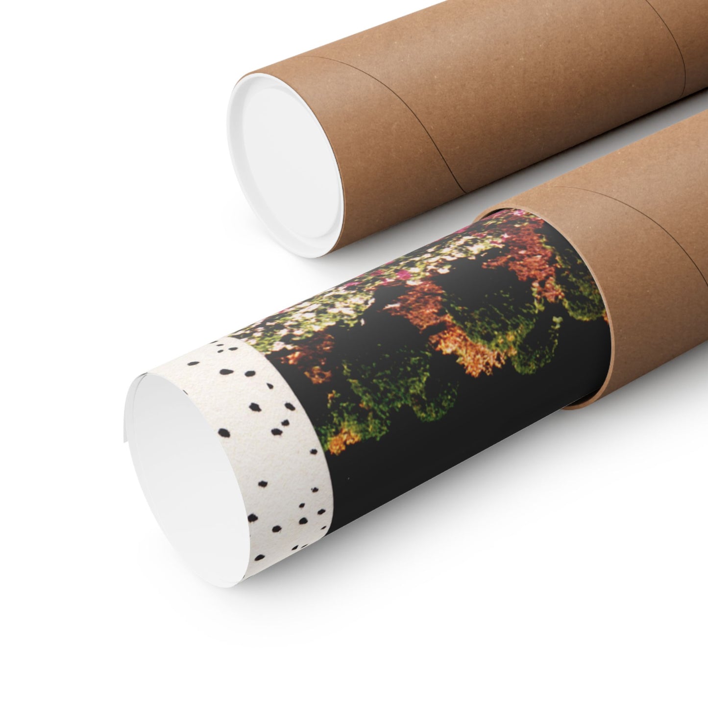 Abandon Your Sense of Urgency Vertical Poster Affirmation Floral Collage