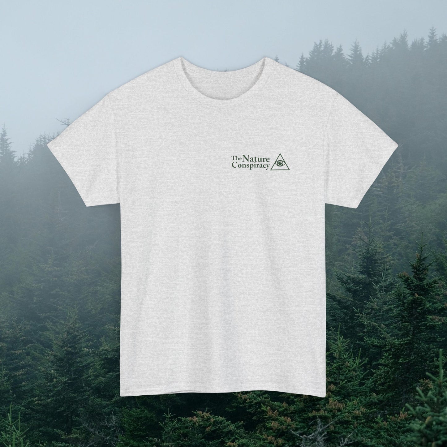 The Woods are Out There, The Nature Conspiracy Unisex Heavy Cotton Tee