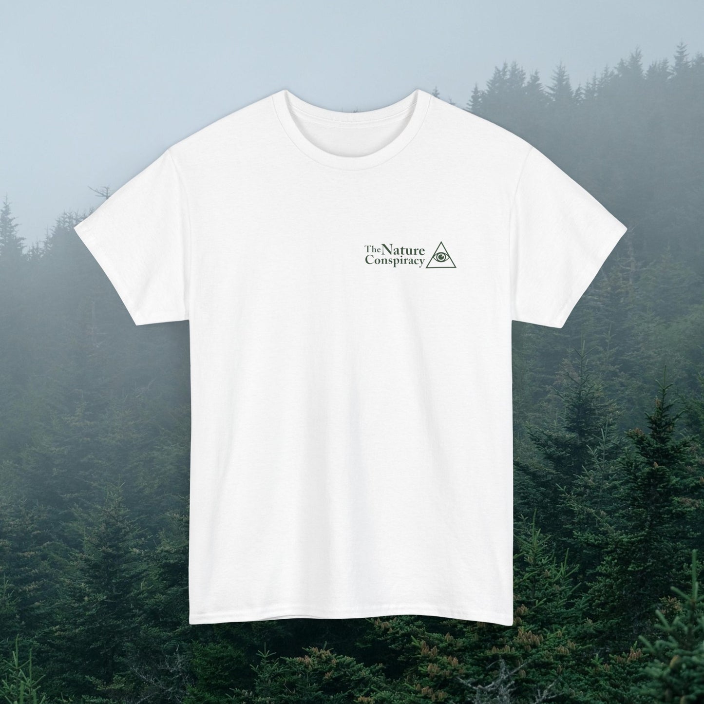 The Woods are Out There, The Nature Conspiracy Unisex Heavy Cotton Tee
