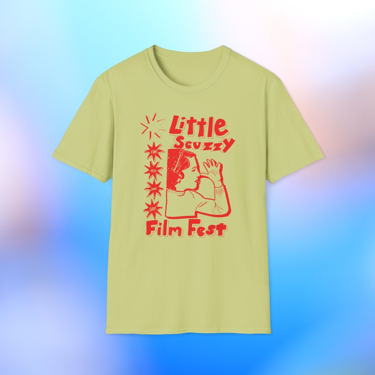 Little Scuzzy Film Fest 2023 Shirt Design - Unisex Softstyle T-Shirt