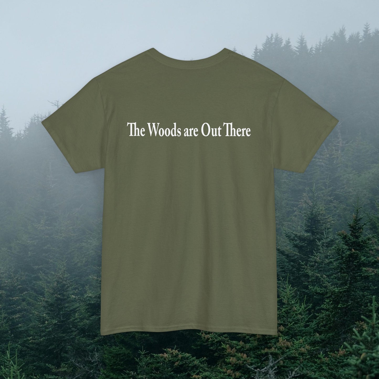 The Woods are Out There, The Nature Conspiracy Unisex Heavy Cotton Tee