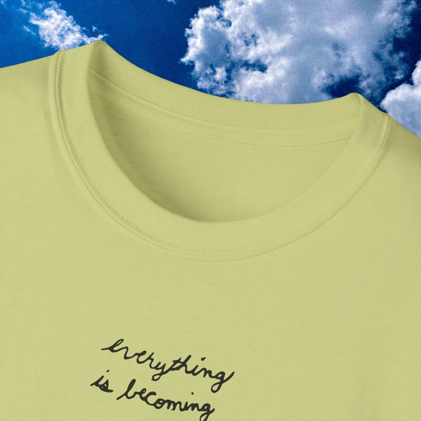 'Everything is Becoming' Art Print T Shirt -Unisex Ultra Cotton Tee