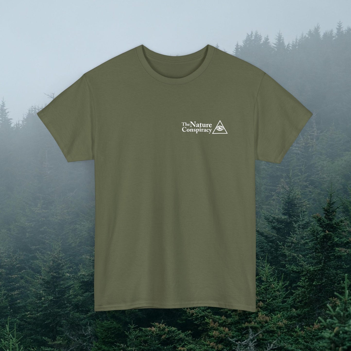 The Woods are Out There, The Nature Conspiracy Unisex Heavy Cotton Tee