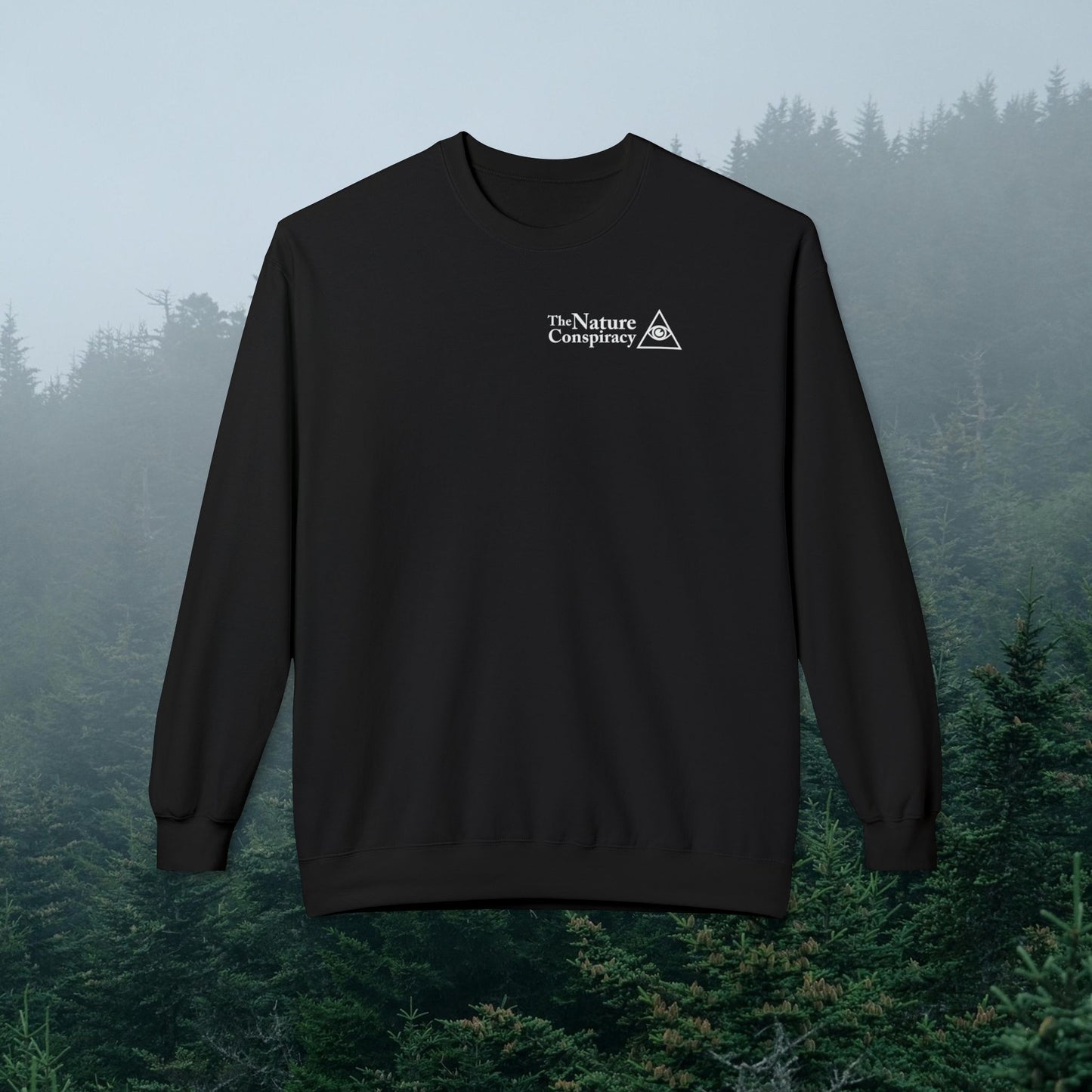 The Woods are Out There, The Nature Conspiracy Crewneck Sweatshirt