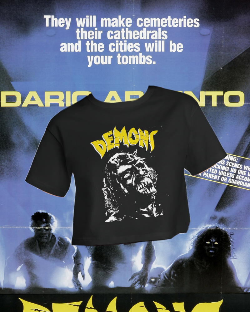 Cult Classic Horror Film Demons - Champion Women's Heritage Cropped T-Shirt