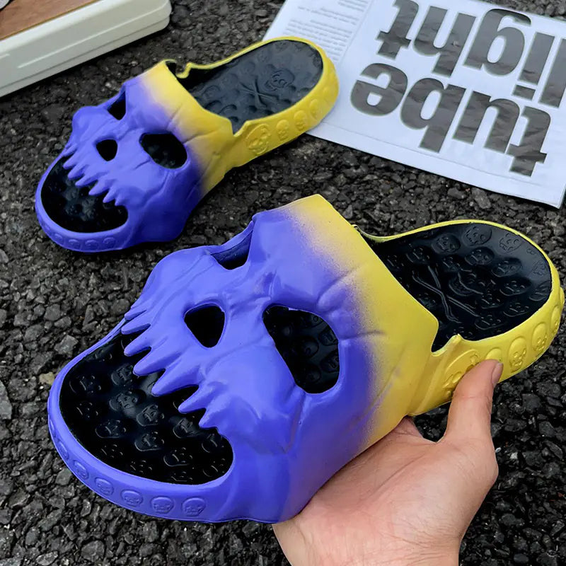 Women's Skull Summer Fashion Outdoor Slippers
