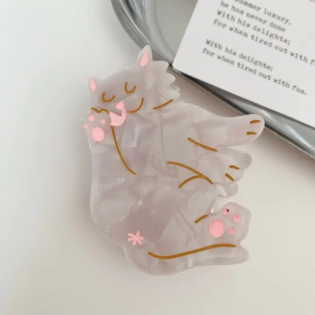 Korean Acetate Corgi Dog Hairpin and Clip Accessories