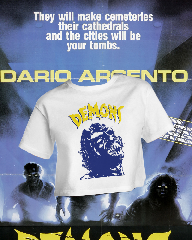 Cult Classic Horror Film Demons - Champion Women's Heritage Cropped T-Shirt