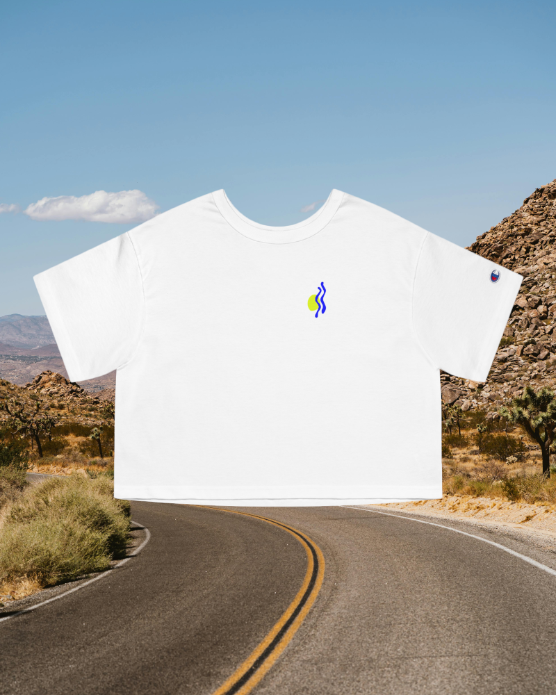 Affirmation for Patience and Divine Timing "Everything in Due Time" Portal Champion Women's Heritage Cropped T-Shirt