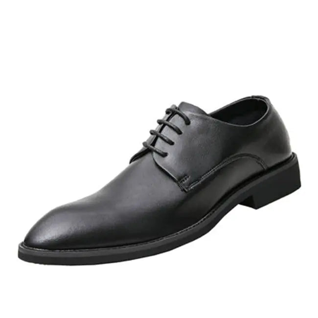British Casual Shoes, Formal Leather Pointed Flats