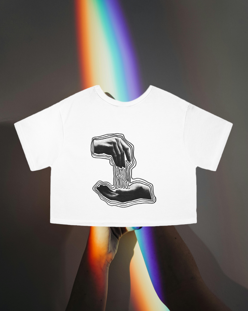 Two of Cups "Reciprocity" Art Print Champion Women's Heritage Cropped T-Shirt