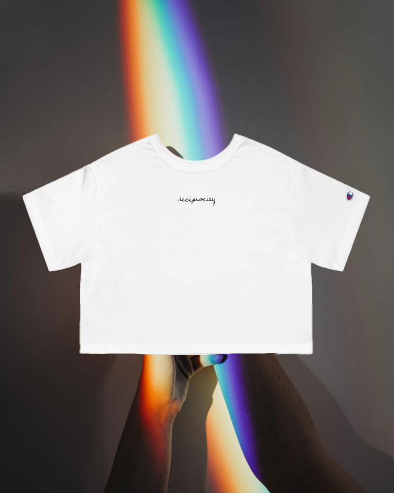 Two of Cups "Reciprocity" Art Print Champion Women's Heritage Cropped T-Shirt