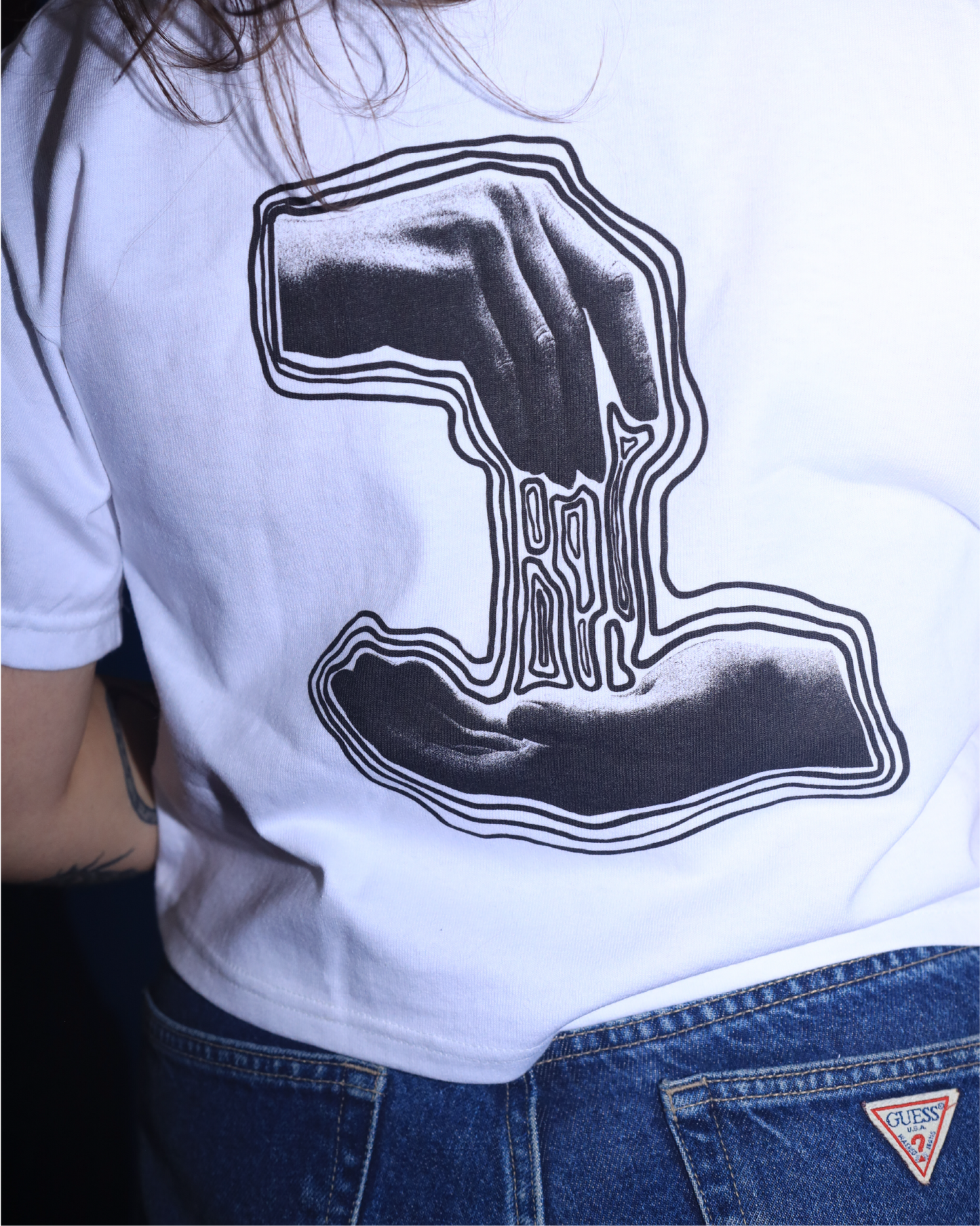 Two of Cups "Reciprocity" Art Print Champion Women's Heritage Cropped T-Shirt
