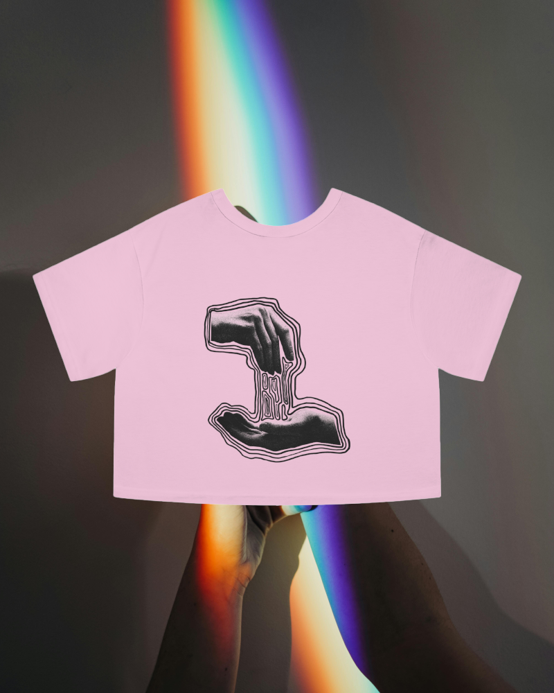 Two of Cups "Reciprocity" Art Print Champion Women's Heritage Cropped T-Shirt