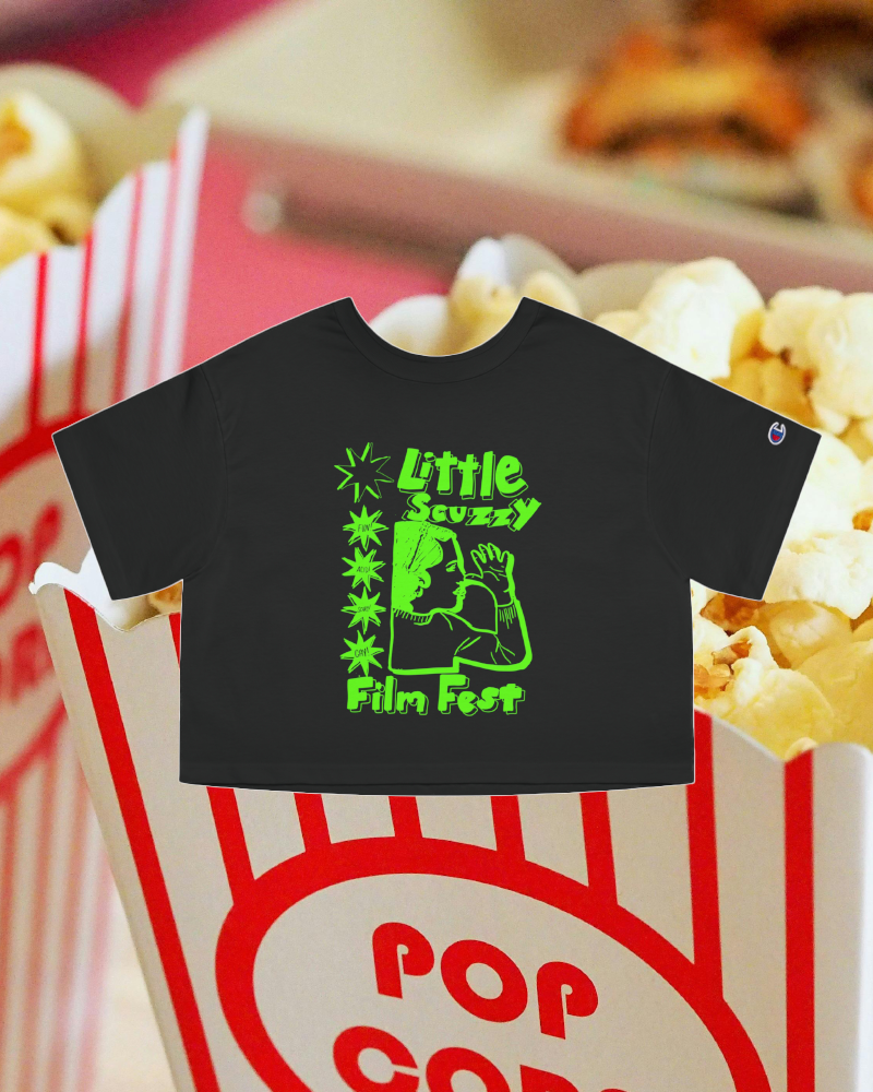 Little Scuzzy Film Fest 2023 Champion Women's Heritage Cropped T-Shirt