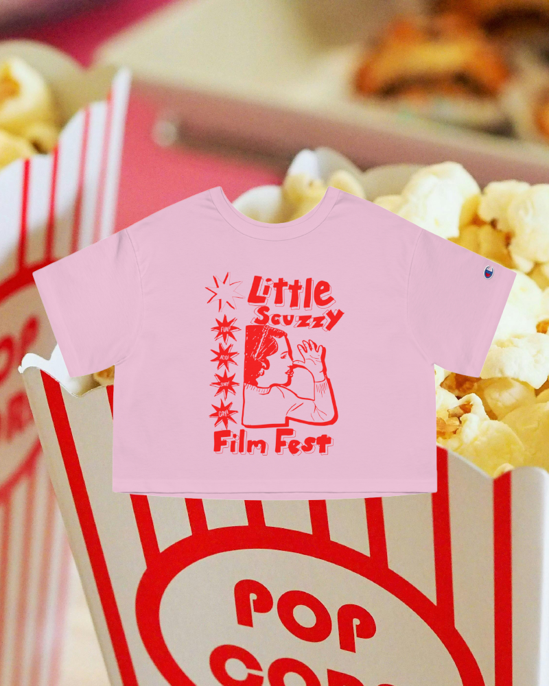 Little Scuzzy Film Fest 2023 Champion Women's Heritage Cropped T-Shirt