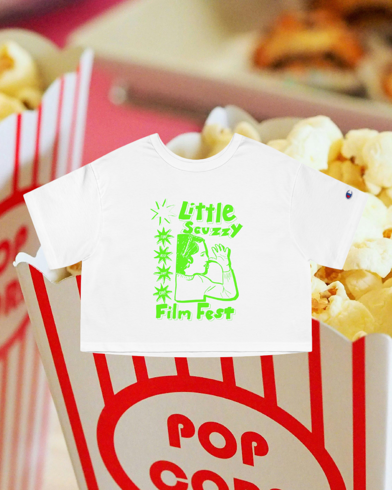 Little Scuzzy Film Fest 2023 Champion Women's Heritage Cropped T-Shirt