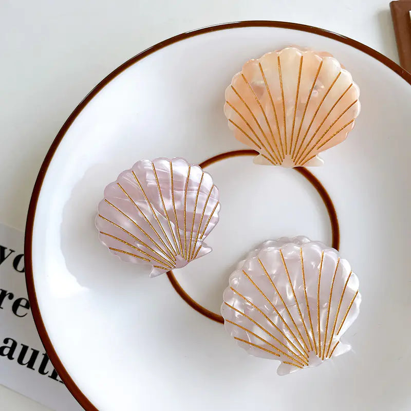 Medium Acetate Shell Hairpin Side Clip Accessories