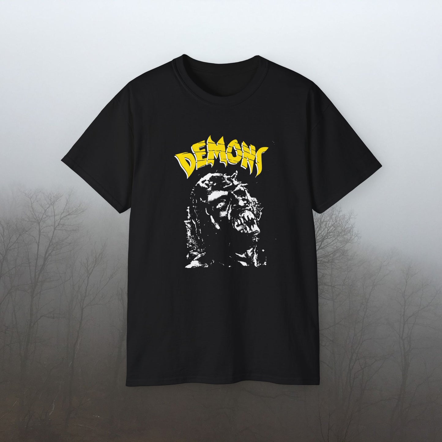 Cult Classic Horror Movie Print Demons, (1977) T Shirt for Italian Horror Movie Fan - Unisex