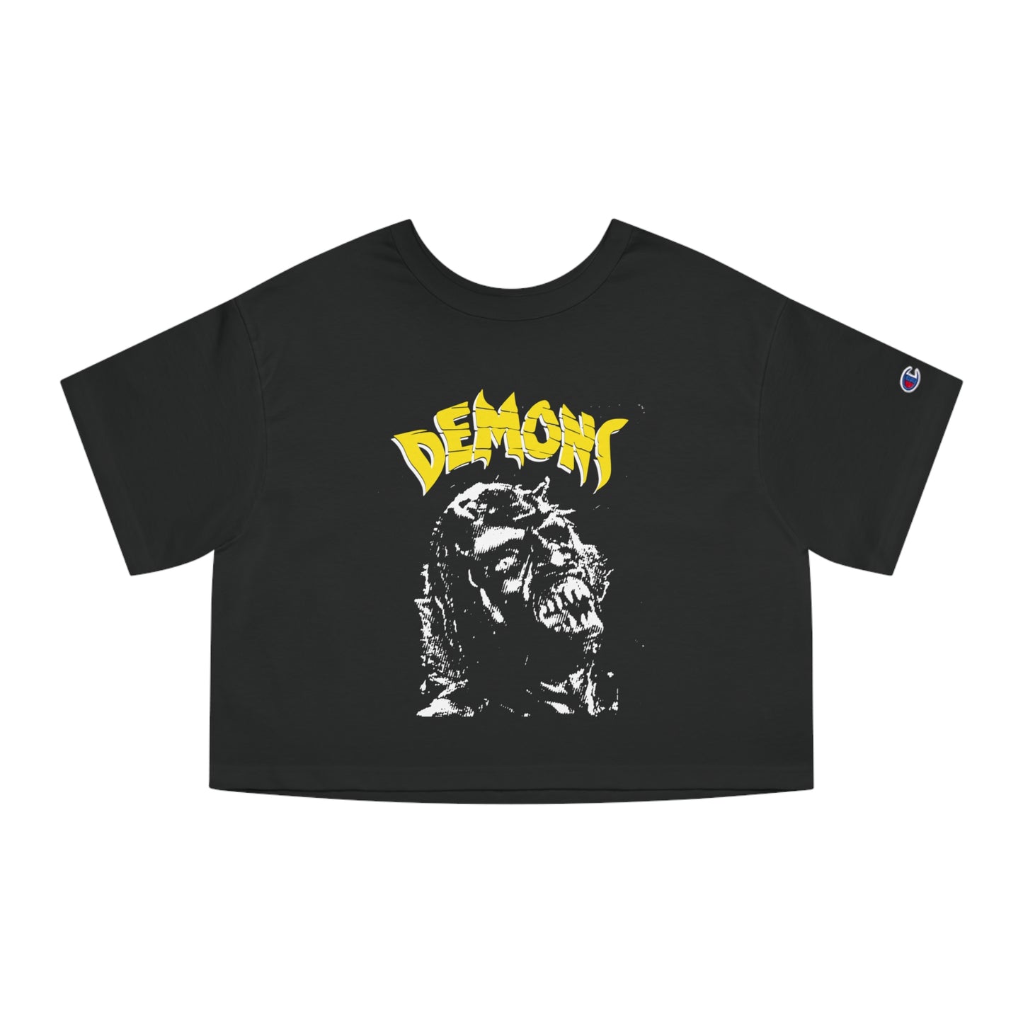 Cult Classic Horror Film Demons  - Champion Women's Heritage Cropped T-Shirt