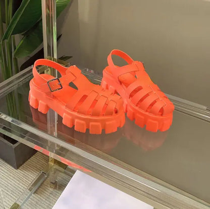 Women's Casual Beach Platform Sandals with Thick Sole