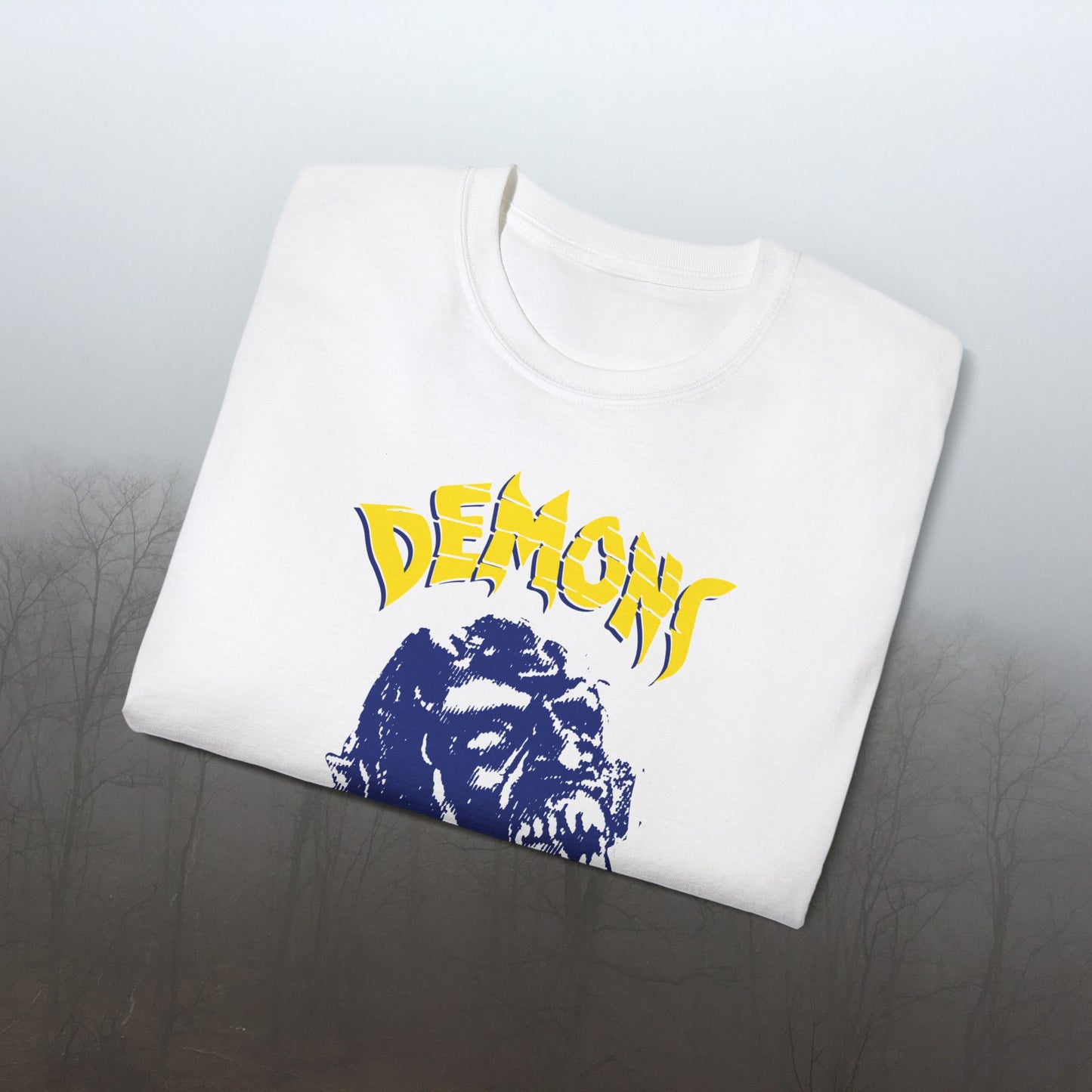 Cult Classic Horror Movie Print Demons, (1977) T Shirt for Italian Horror Movie Fan - Unisex