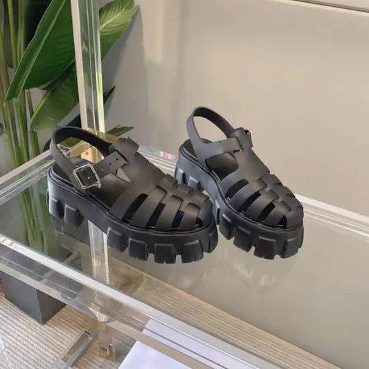 Women's Casual Beach Platform Sandals with Thick Sole