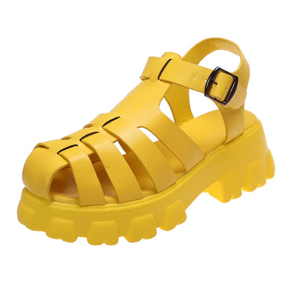 Women's Casual Beach Platform Sandals with Thick Sole