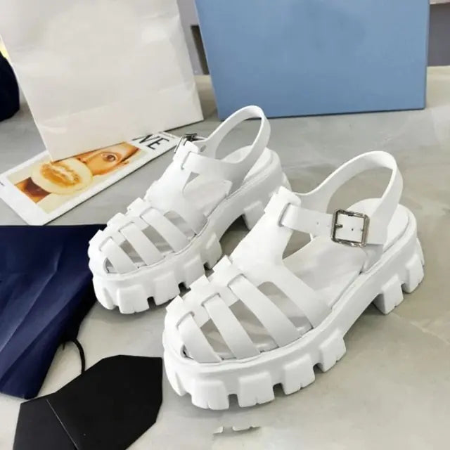 Women's Casual Beach Platform Sandals with Thick Sole