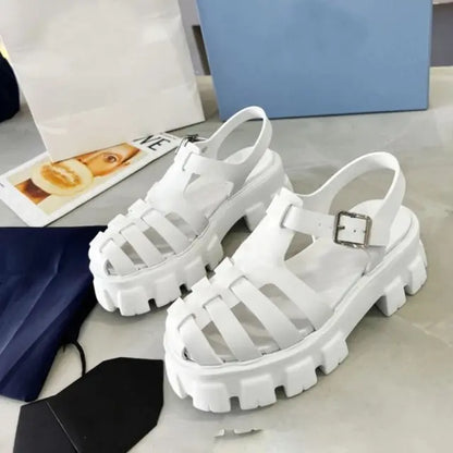 Women's Casual Beach Platform Sandals with Thick Sole