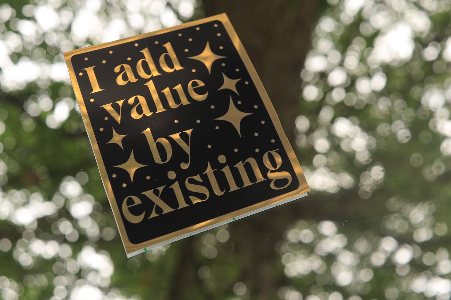 I Add Value By Existing Sticker