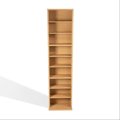 Media Storage, 6 Adjustable Shelves In Maple