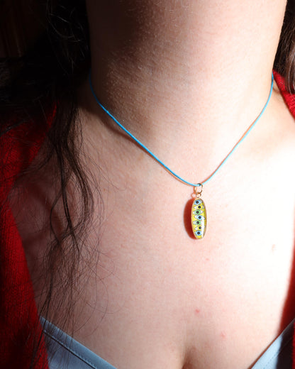 Handmade Eyeball Stack Pendant Charm Choker Necklace